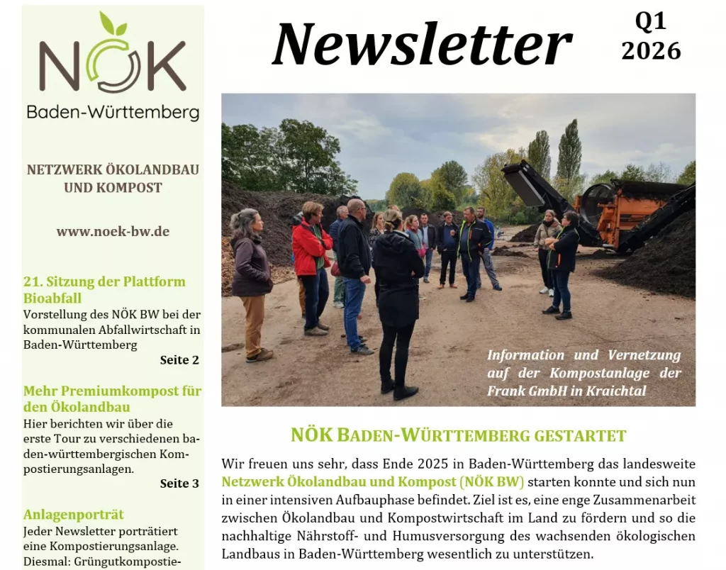 Foto zum 1. Newsletter des Netzwerk Ökolandbau und Kompost in Baden-Württemberg (NÖK BW)